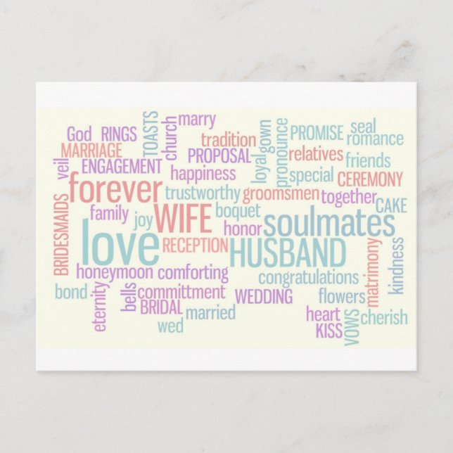 Invitación de boda personalizada (Anverso)