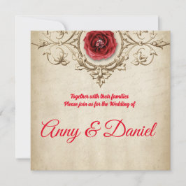 Invitación de boda personalizada