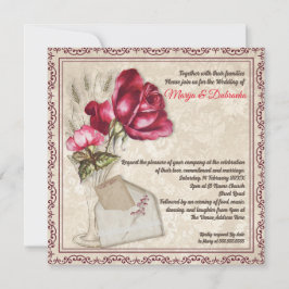 Invitación de boda personalizada