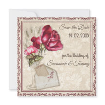 Invitación de boda personalizada