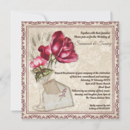 Invitación de boda personalizada