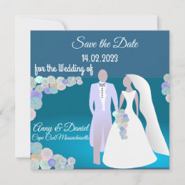 Invitación de boda personalizada