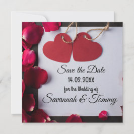 Invitación de boda personalizada