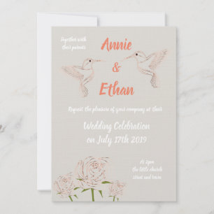 Invitación de boda personalizada