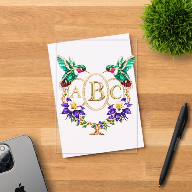 Invitación de boda personalizada con letras ABC y  (Insitu (Tarjeta de Invitación))