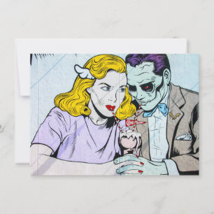 Invitación de boda personalizada con tema de Hallo
