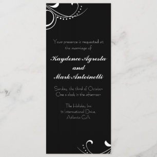 Invitación de boda personalizada de amor eterno