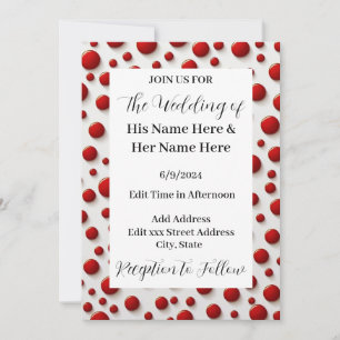 Invitación de boda personalizada de estilo de luna