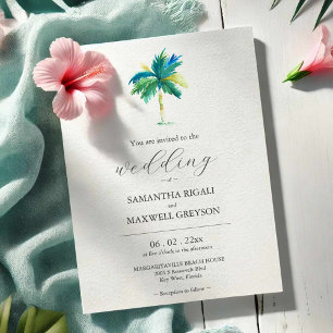 Invitación de Boda Personalizada de Palma a la Acu