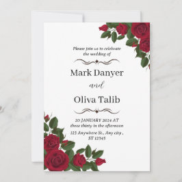 Invitación de boda personalizada | Diseño elegante