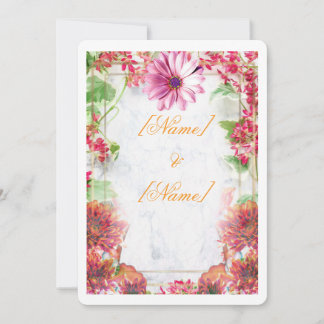 Invitación de Boda Personalizada | Floral Romántic