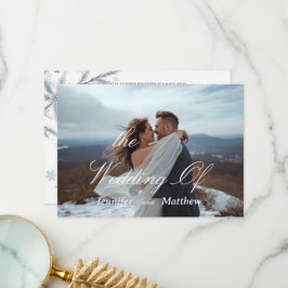 Invitación de boda personalizada simple moderna