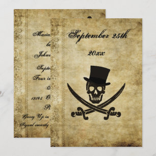 Invitación de Boda Pirata
