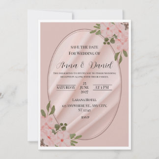 Invitación de boda premium elegante y personalizab