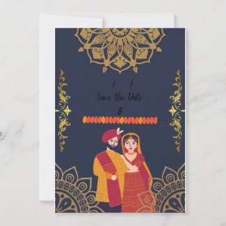 Invitación de boda punjabi
