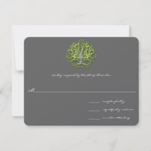 Invitación de boda Raíces de amor del árbol de rem