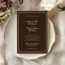 Invitación de boda rancho occidental romántico
