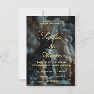 Invitación de Boda Real Elegante