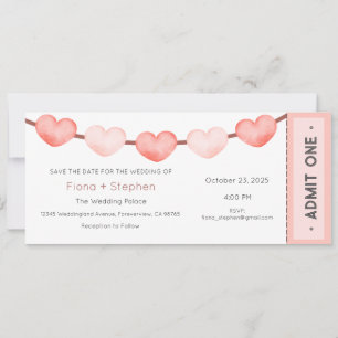 Invitación de Boda, Recepción de Ceremonia de Boda