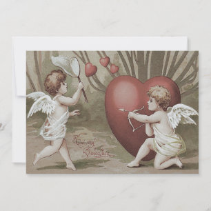 Invitación de Boda Red del Corazón Arco Flecha Cup