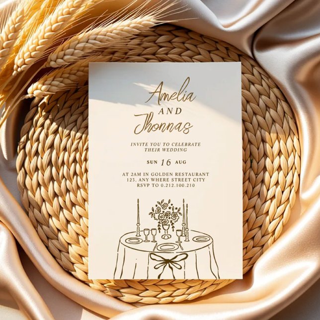 Invitación de Boda Refinada y Caprichosa (Subido por el creador)