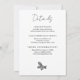 Invitación de boda Roble Sureño Patrimonio