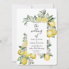Invitación de boda Romance de Limonar