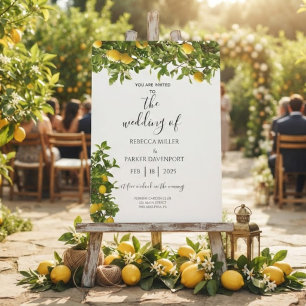 Invitación de boda Romance Lemon Grove