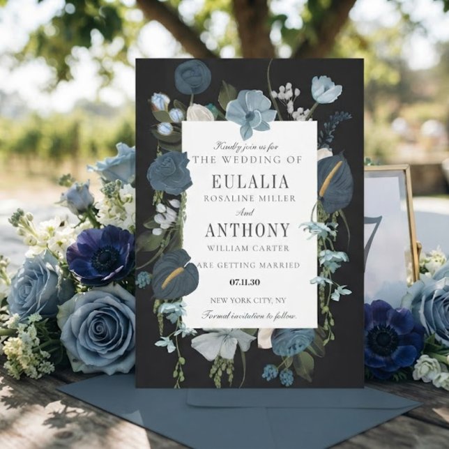Invitación de boda romántica elegante (Subido por el creador)