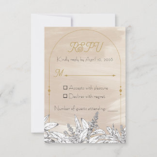 Invitación de Boda Rosa Pastel