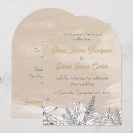 Invitación de Boda Rosa Pastel