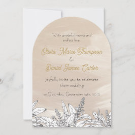 Invitación de Boda Rosa Pastel