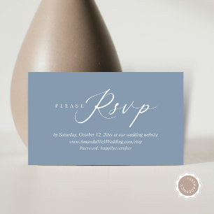 Invitación de boda RSVP en línea, tarjeta de escri