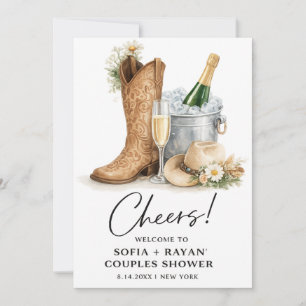 Invitación de Boda Rústica del Oeste