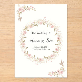 Invitación de Boda Rústica Elegante