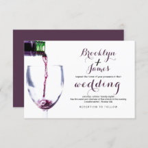 Invitación de boda rústica elegante del viñedo y