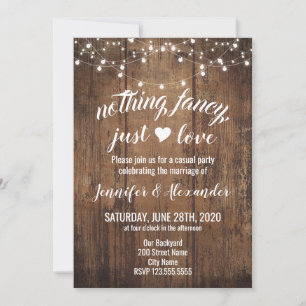 Invitación de boda secreta