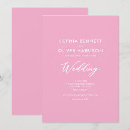 invitación de boda SIMPLE moderna elegante