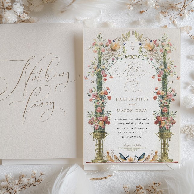 Invitación de boda simple sin nada de lujo (Subido por el creador)