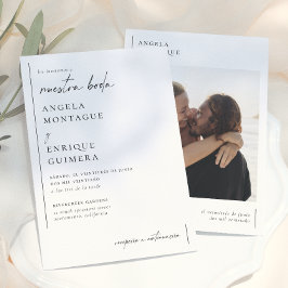 Invitación de Boda Simple y Moderna