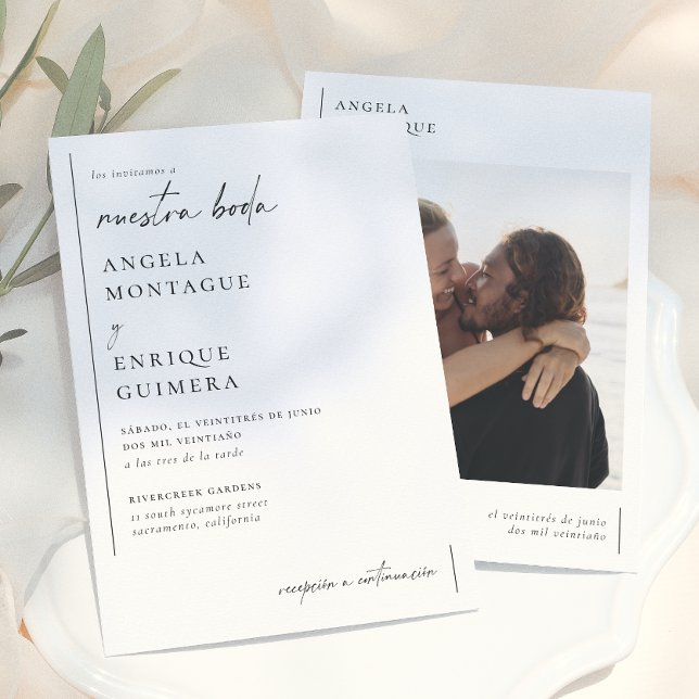 Invitación de Boda Simple y Moderna (Subido por el creador)