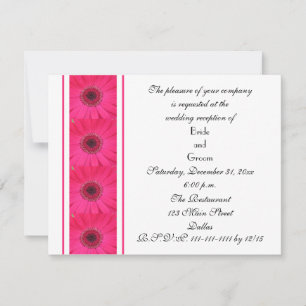 Invitación de boda solo recepción de matrimonio Da