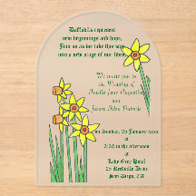 Invitación de boda Sueño de Narciso