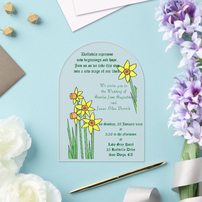 Invitación de boda Sueño de Narciso (Insitu (Boda))