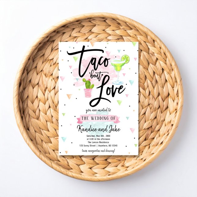 Invitación de Boda Taco Bout Love (Subido por el creador)
