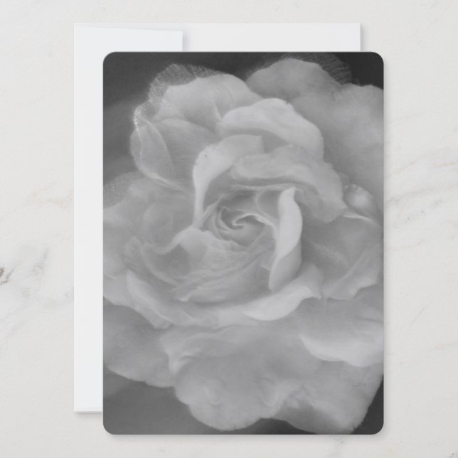 INVITACIÓN DE BODA Tarjeta plana HERMOSA DE ESTILO (Anverso)