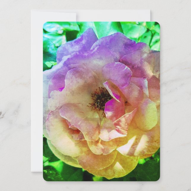 INVITACIÓN DE BODA Tarjeta plana HERMOSA DE ESTILO (Anverso)