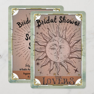 Invitación de Boda Tarot de los Amantes Dualidad S