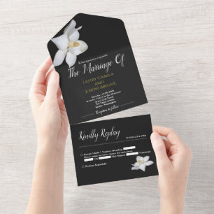 Invitación de Boda Todo en Uno