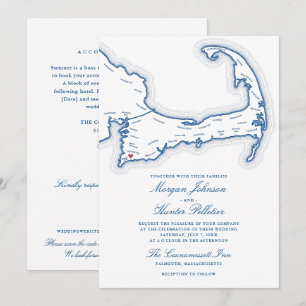 Invitación de boda todo en uno con código QR RSVP 